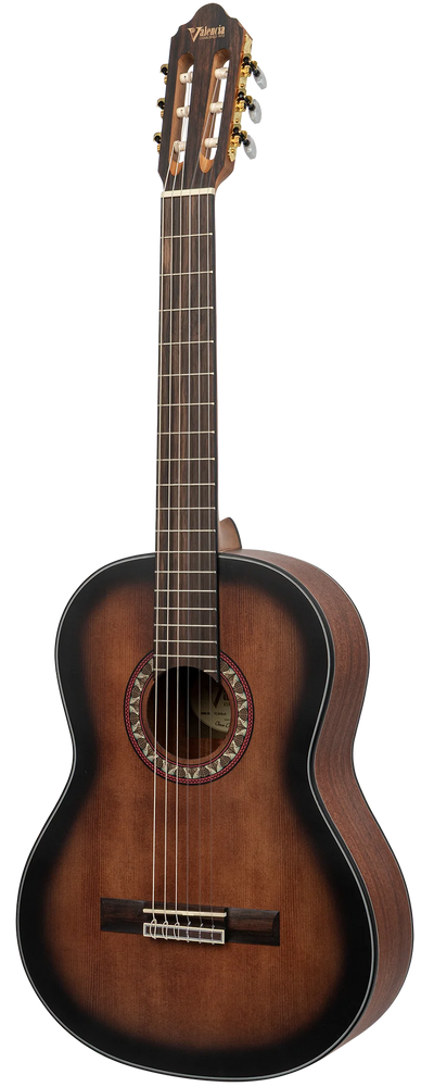 Valencia VC404 4/4 Classical Guitar - Historic Sunburst