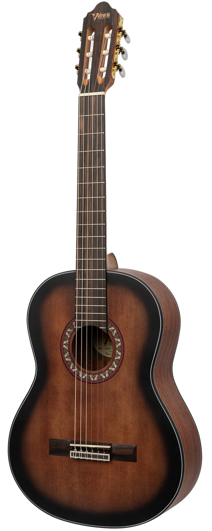 Valencia VC404 4/4 Classical Guitar - Historic Sunburst