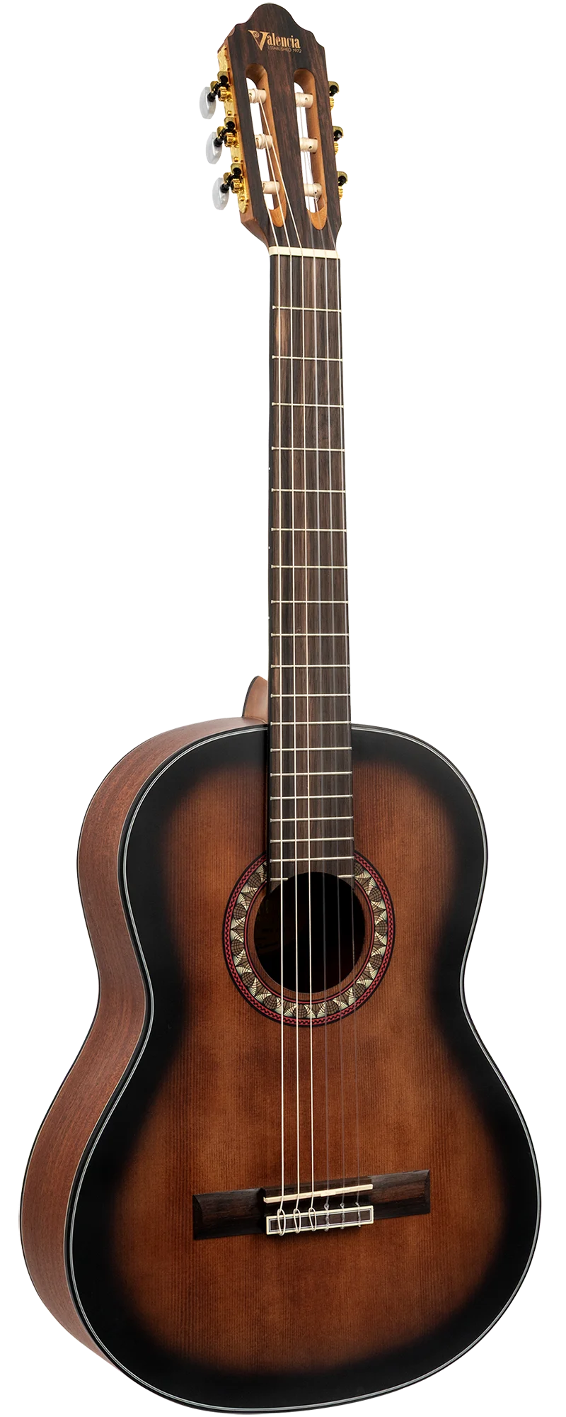 Valencia VC404 4/4 Classical Guitar - Historic Sunburst