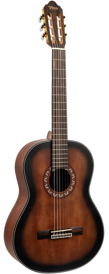 Valencia VC404 4/4 Classical Guitar - Historic Sunburst