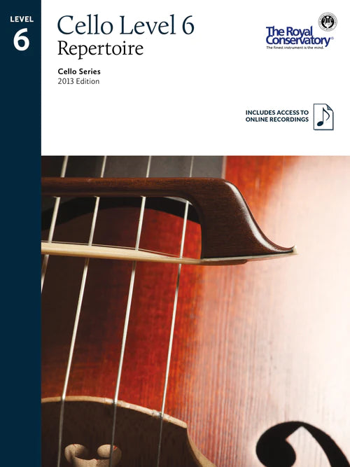 RCM Cello - Repertoire (w/CD), Level 6