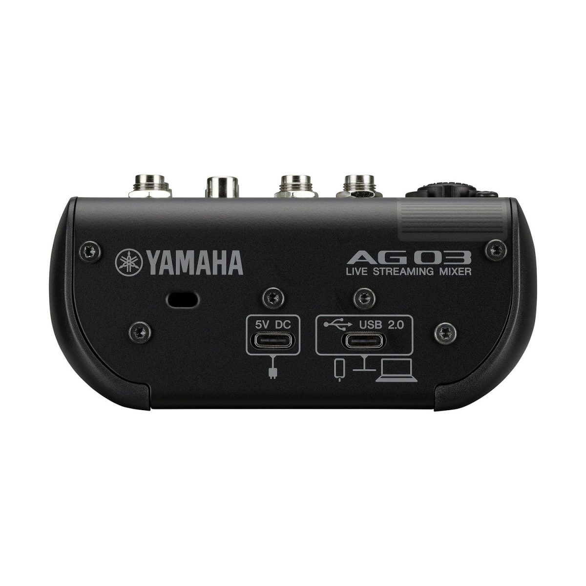 Yamaha AG03MK2 B LSPK AG Series Live Streaming Pack w/ 3 Channel Mixer, Condenser Microphone and Headphones - Black