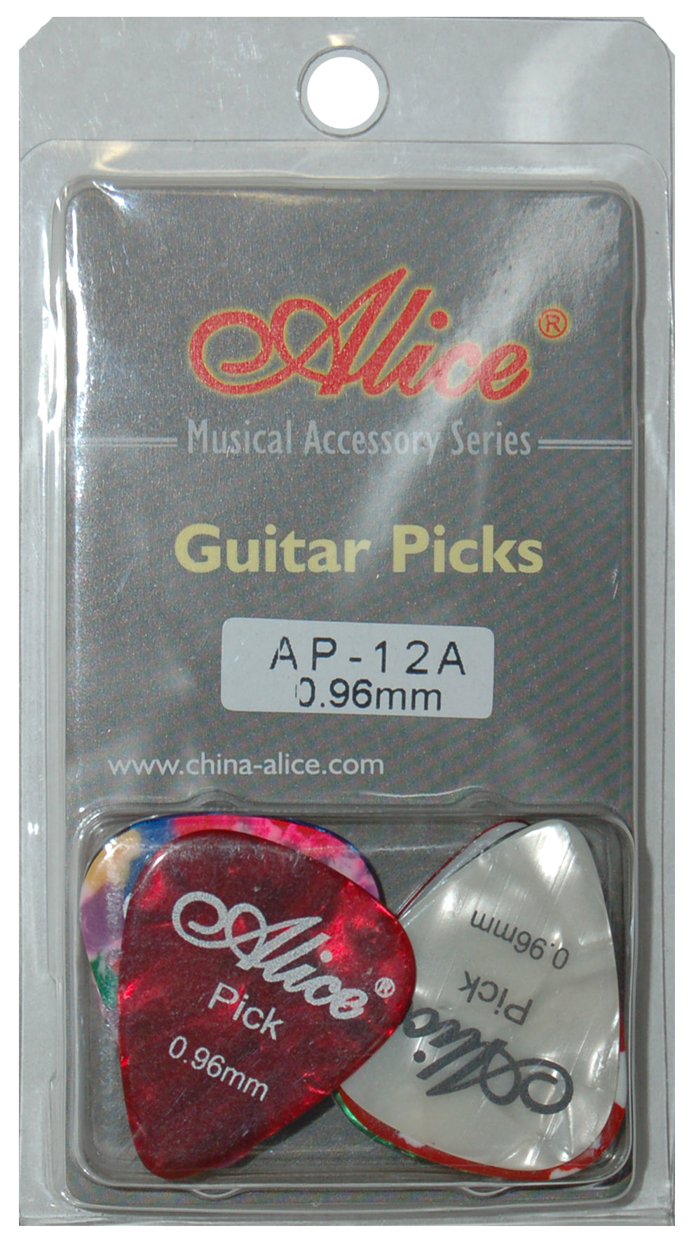 Alice AP12A Guitar Picks - Pack Of 12 (.096MM)