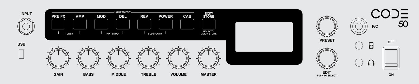 Marshall Code 50 Digital Combo Amp