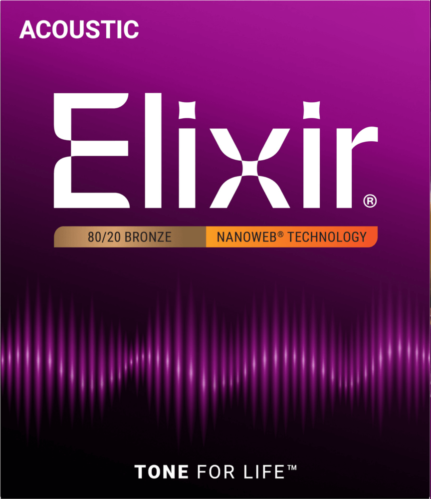 Elixir 80/20 Bronze Acoustic Guitar Strings