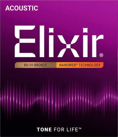 Elixir 80/20 Bronze Acoustic Guitar Strings