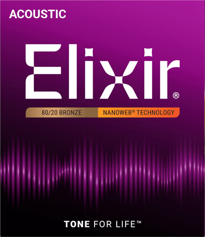 Elixir 80/20 Bronze Acoustic Guitar Strings