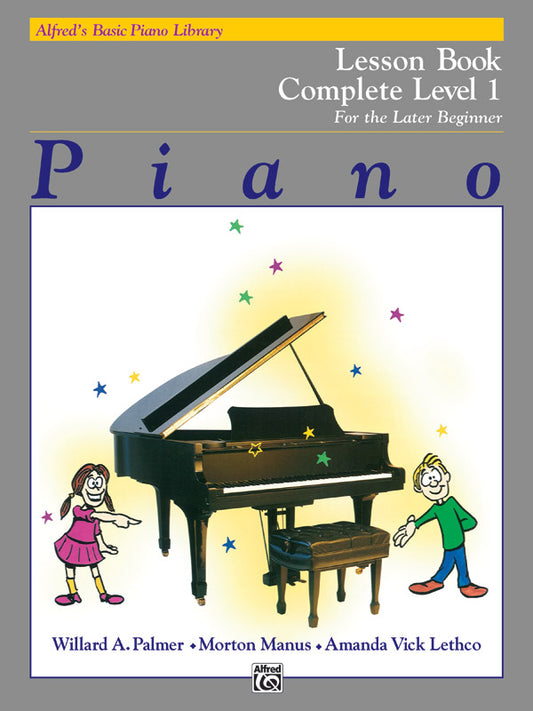 Alfred's Basic Piano Library - Lesson Book Complete Level 1