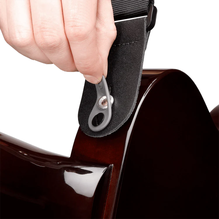 Pad Lock Guitar Strap, Black