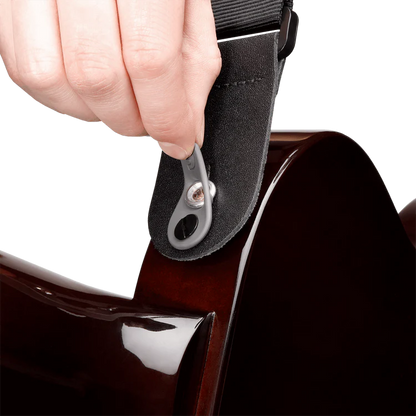 Pad Lock Guitar Strap, Black