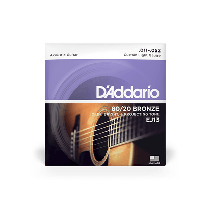 D'Addario 80/20 Bronze Acoustic Guitar Strings | All Gauges