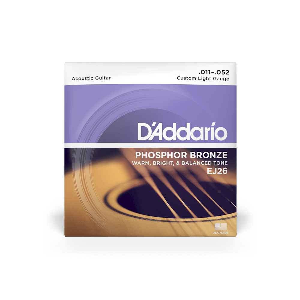 D'Addario EJ Phosphor Bronze Acoustic Guitar Strings