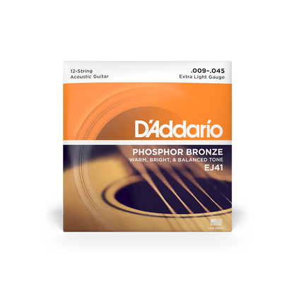 D'Addario EJ Phosphor Bronze Acoustic Guitar Strings | All Gauges