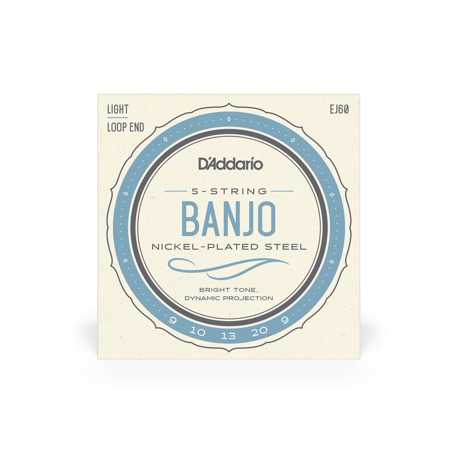D'Addario Nickel-Plated 5-String Banjo Strings