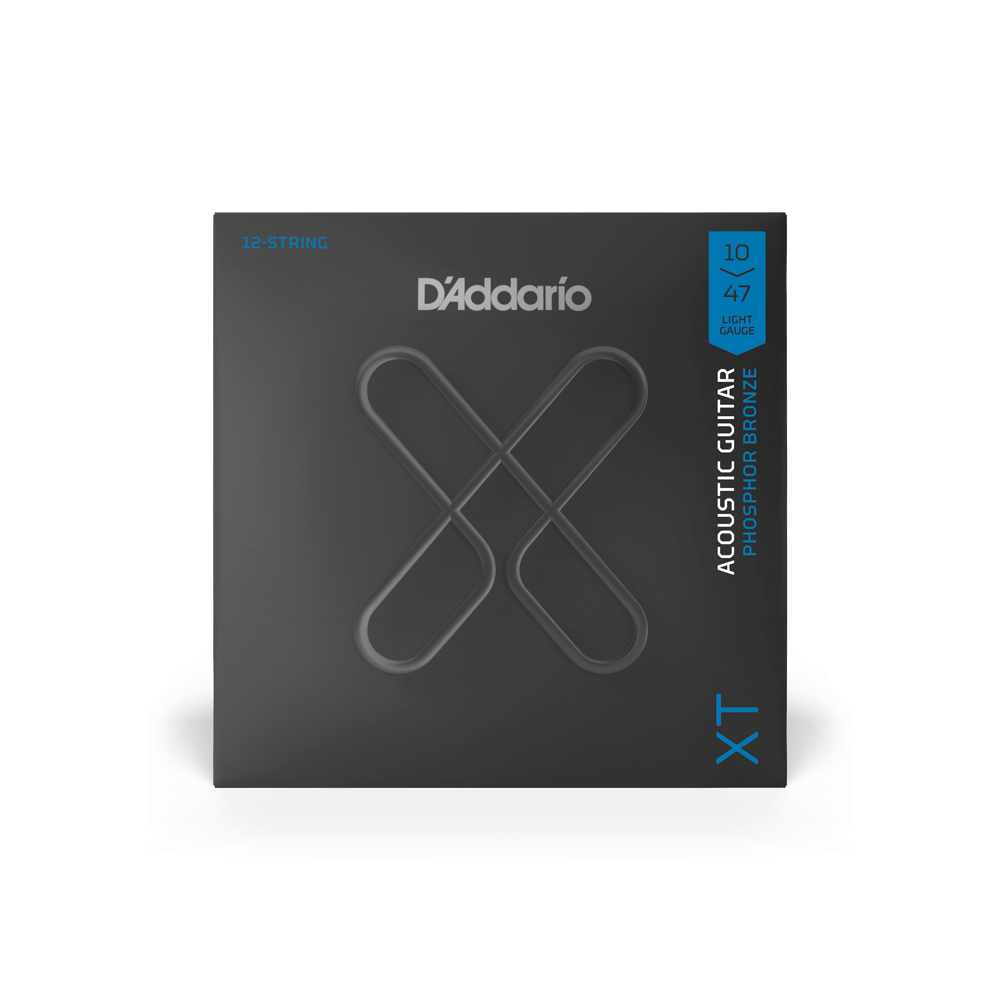 XT Light Coated 12-String Acoustic Guitar Strings | 10-47