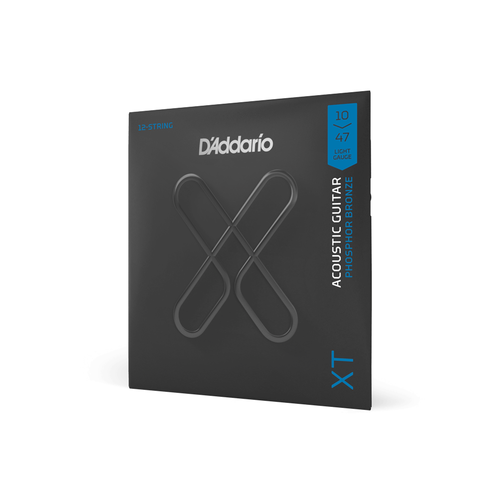 XT Light Coated 12-String Acoustic Guitar Strings | 10-47