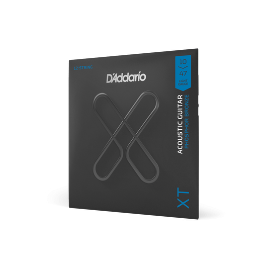 XT Light Coated 12-String Acoustic Guitar Strings | 10-47