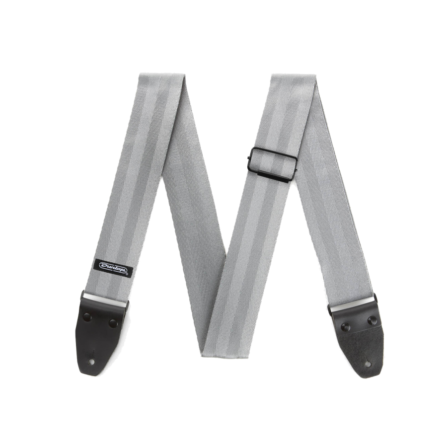 DUNLOP MXR® DELUXE SEATBELT GREY GUITAR STRAP