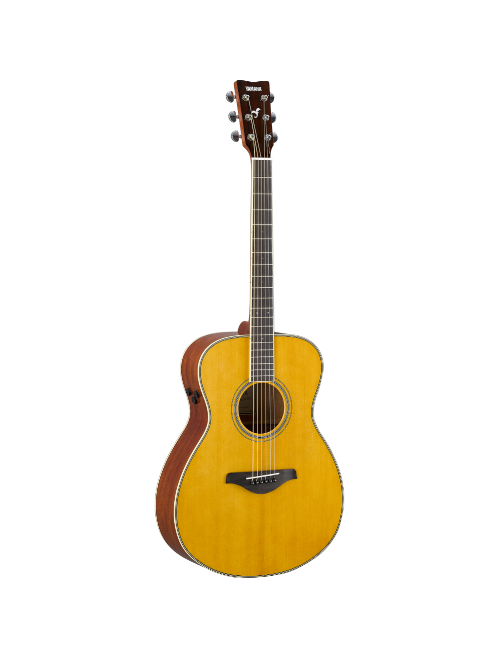 Yamaha FS Trans Acoustic Guitar w/Solid Spruce Top - Vintage Tint FSTA VT