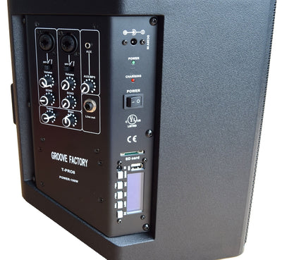 GROOVE FACTORY T-PRO8 - POWERED SPEAKER WITH BLUETOOTH