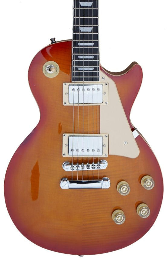 A Groove Les paul Shaped Electric Guitar SET-Neck color VINTAGE HONEY BURST