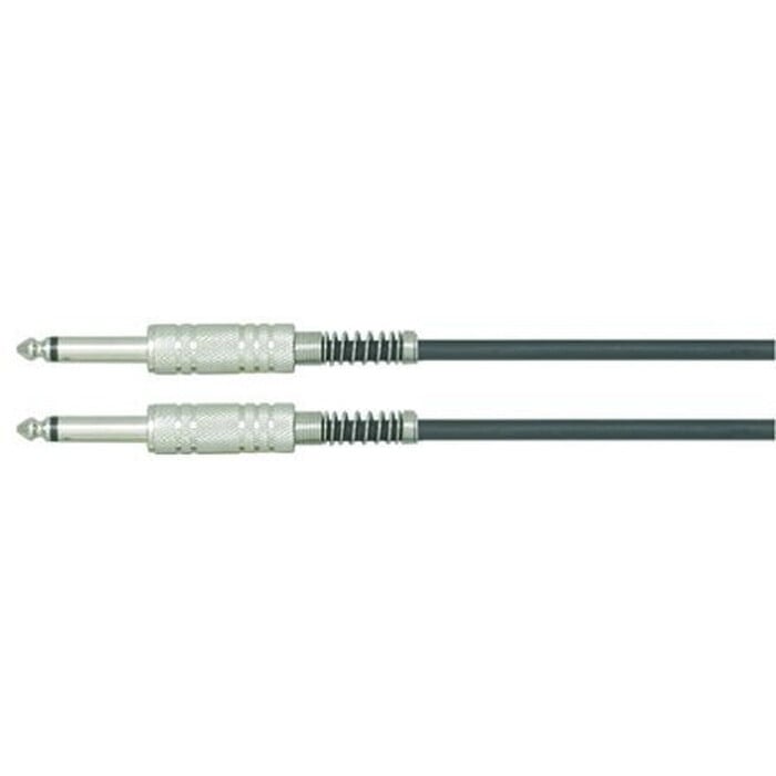 Leem CR-20 20 ft instrument cable with straight 1/4 inch metal plugs