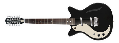 Danelectro D5912VL | Black | Left Handed Electric Guitar