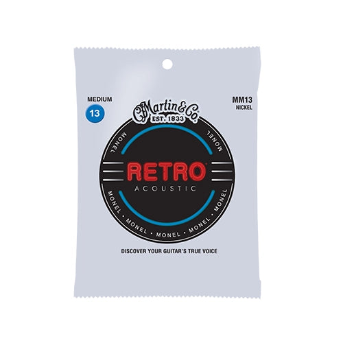Martin Guitars Retro Monel Acoustic Guitar String Sets