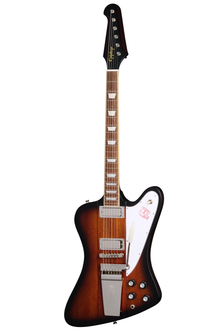 Epiphone 1963 Firebird V Electric Guitar with Hardshell Case - Vintage Sunburst [DEMO]