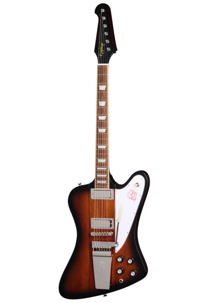Epiphone 1963 Firebird V Electric Guitar with Hardshell Case - Vintage Sunburst [DEMO]