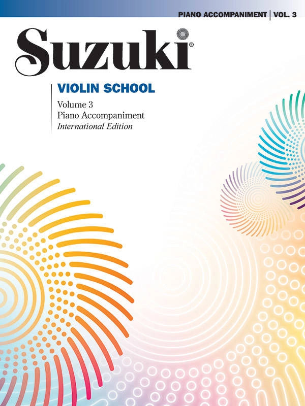 Suzuki Violin School, Volume 3 - Piano Accompaniment