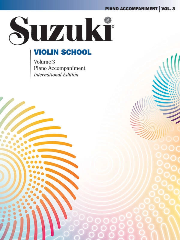 Suzuki Violin School, Volume 3 - Piano Accompaniment