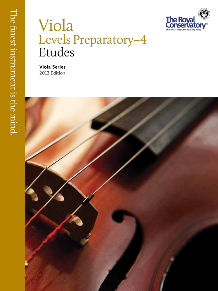 RCM Viola - Etudes, Levels Preparatory-4