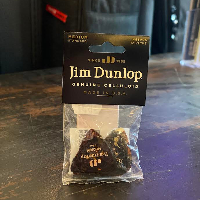 Dunlop Celluloid Guitar Pick Pack | 12 Picks | 483P05