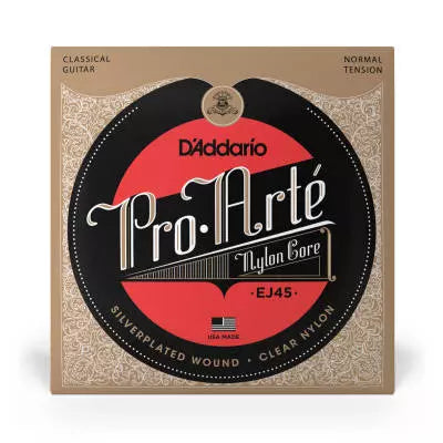 D'Addario EJ45 - Pro Arte Silver/Clear/Normal