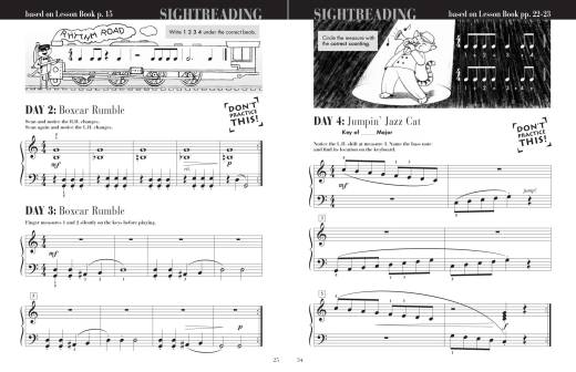 Piano Adventures Sightreading Book Level 2B