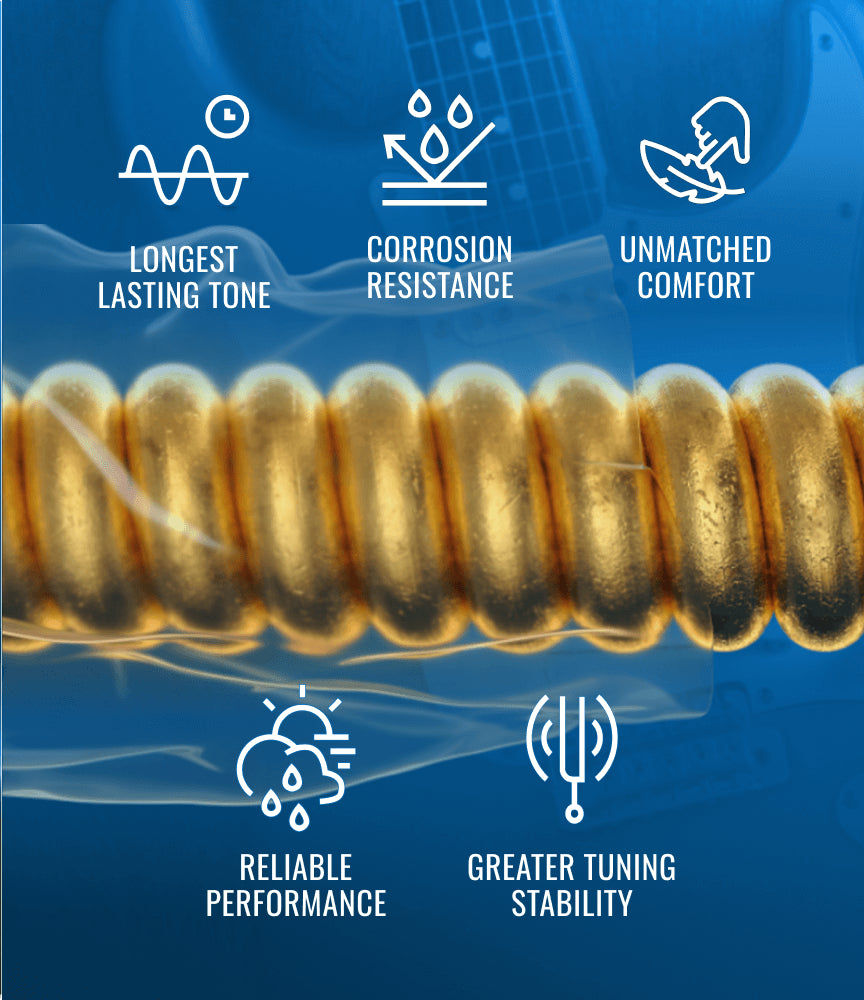 Elixir Nickel-Plated Steel Electric Guitar Strings with NANOWEB Technology