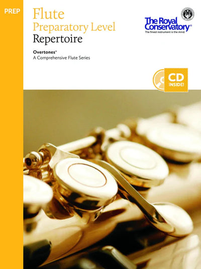 RCM Overtones Series - Flute Repertoire (w/CD), [Select Level]