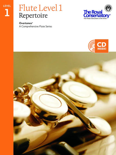RCM Overtones Series - Flute Repertoire (w/CD), [Select Level]