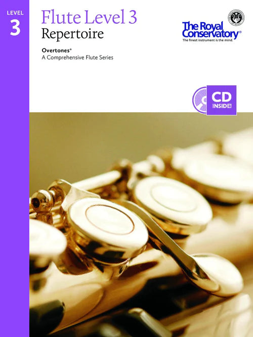 RCM Overtones Series - Flute Repertoire (w/CD), [Select Level]