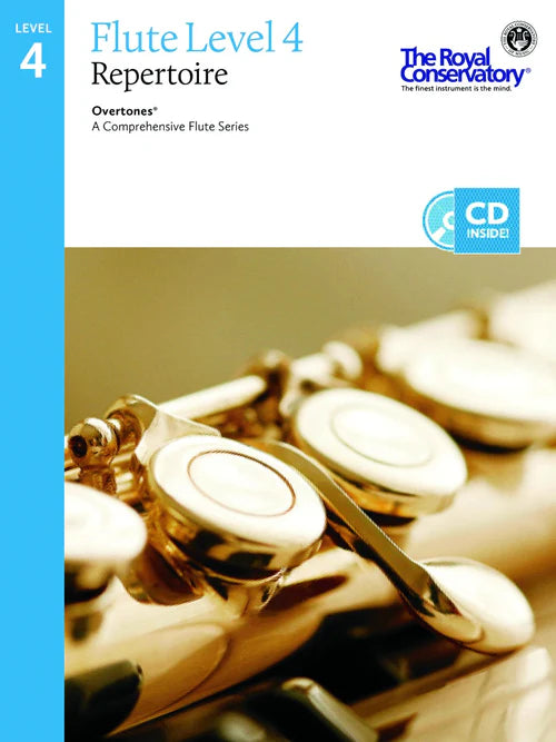 RCM Overtones Series - Flute Repertoire (w/CD), [Select Level]