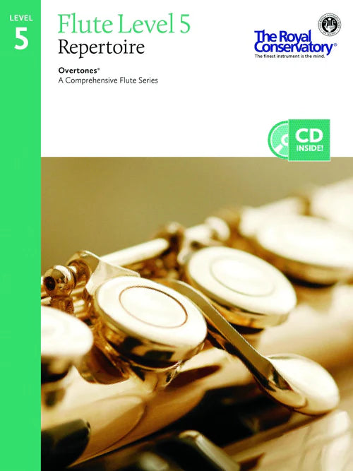 RCM Overtones Series - Flute Repertoire (w/CD), [Select Level]