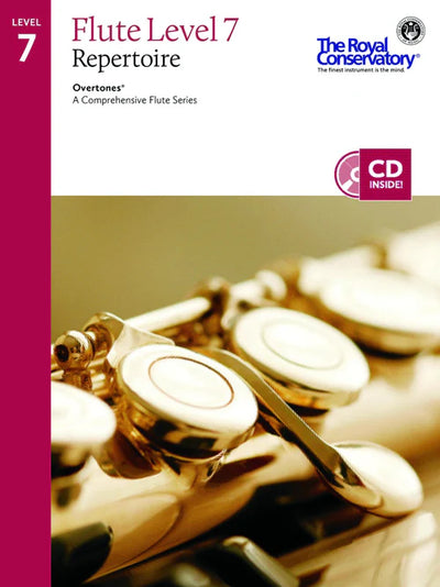 RCM Overtones Series - Flute Repertoire (w/CD), [Select Level]