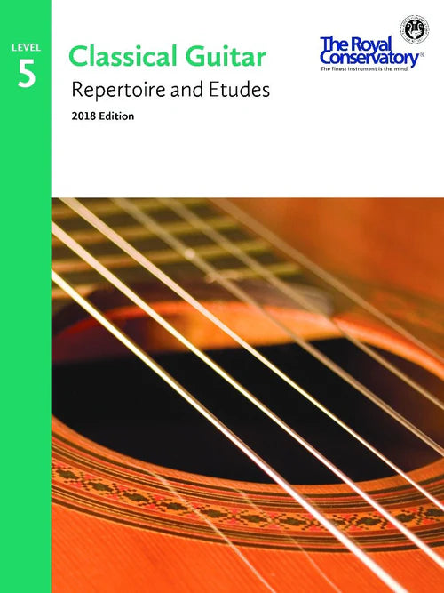 RCM Guitar Repertoire and Etudes | 2018 Edition [Select Level]