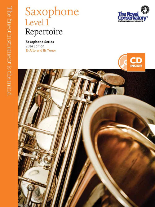 RCM Saxophone - Repertoire (w/CD), [Select Level]