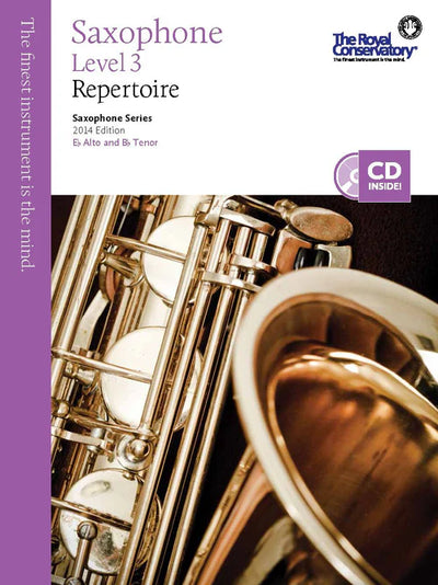 RCM Saxophone - Repertoire (w/CD), [Select Level]