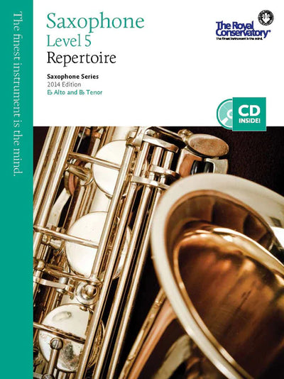 RCM Saxophone - Repertoire (w/CD), [Select Level]