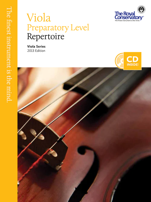 RCM Viola - Repertoire, Preparatory