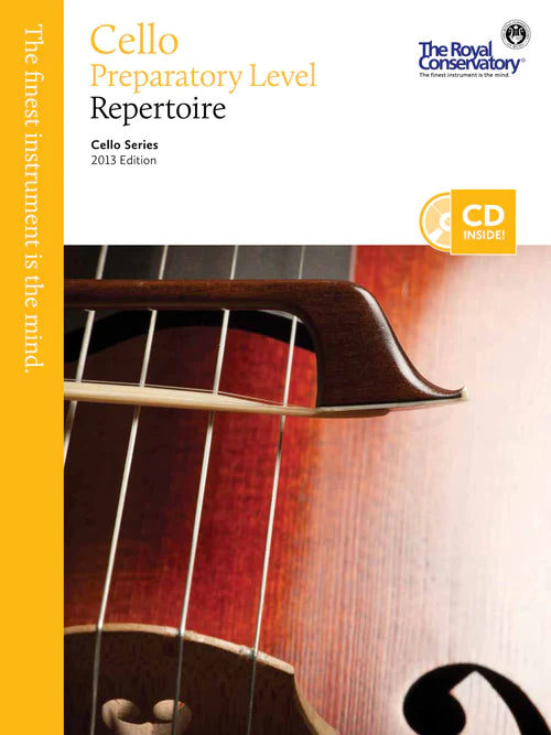 RCM Cello - Repertoire (w/audio), Preparatory