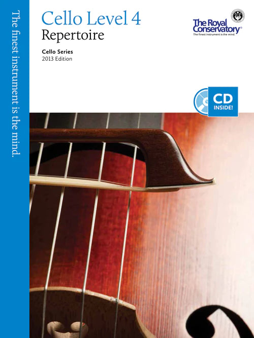 RCM Cello - Repertoire (w/CD), Level 4